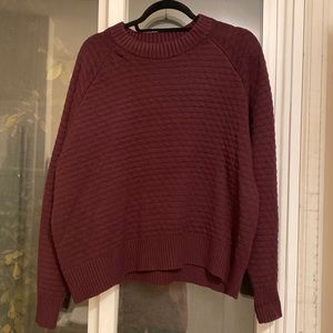 Maroon Lulu lemon sweater